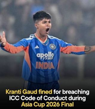 Match officials reviewing field behavior of Kranti Goud and ensuring adherence to professional codes of conduct during international tournaments.