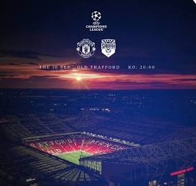 Old Trafford ready for a European night in Manchester.