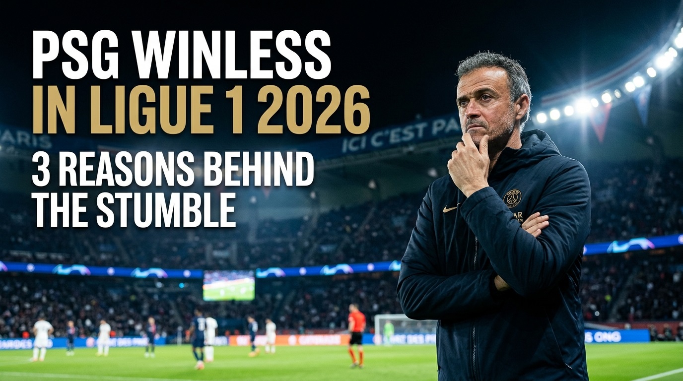 PSG Winless in Ligue 1 2026 3 Reasons Behind Stumble