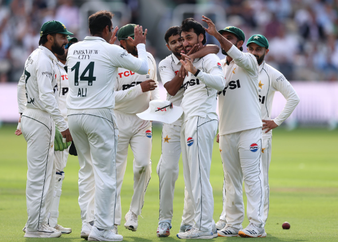 Pakistan Test team during their tour of England.