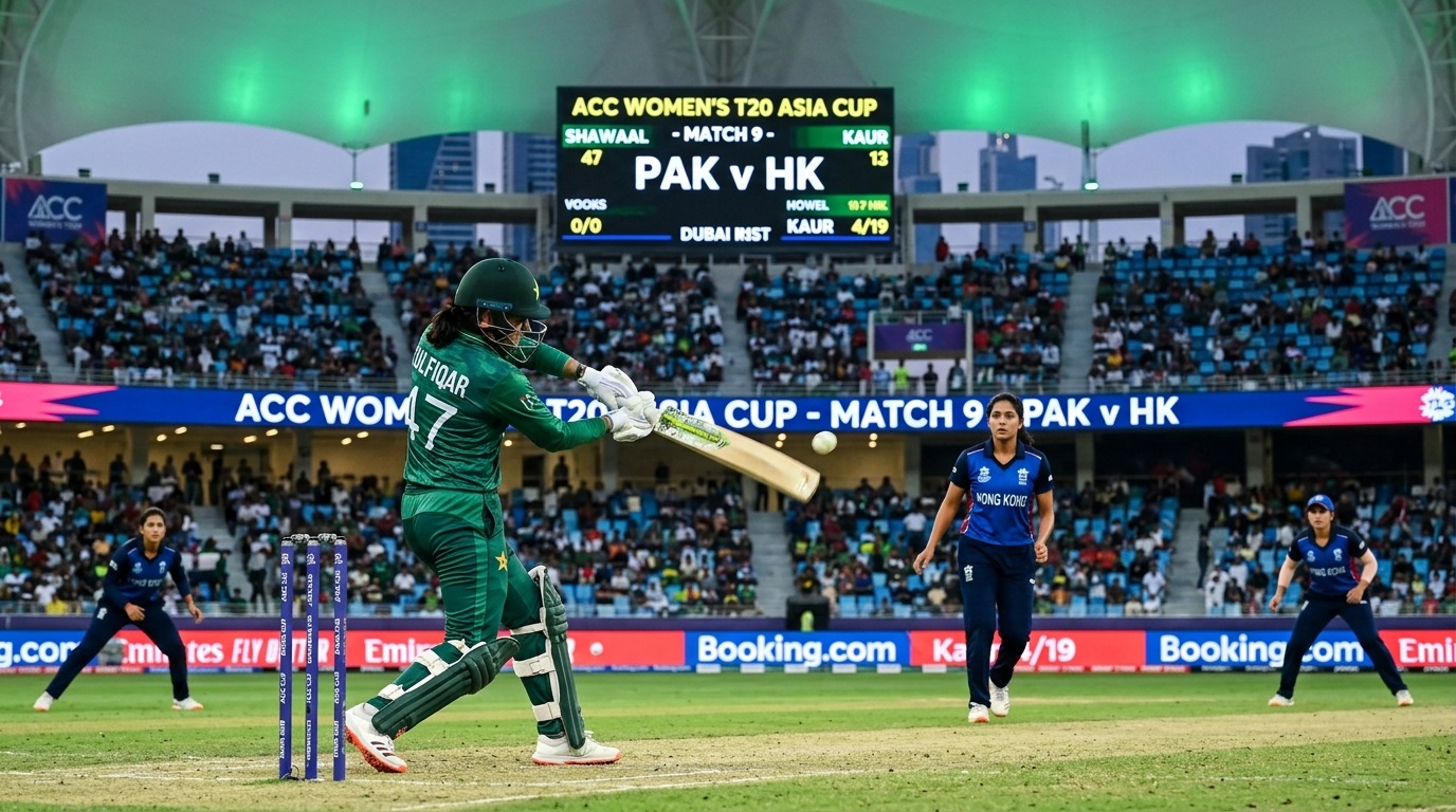 Pakistan Women vs Hong Kong Women Asia Cup 2026 Highlights