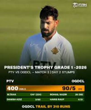 Presidents Trophy Grade I PTV vs. OGDCL