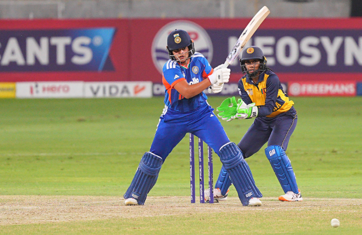 Shafali Verma top-scored with an explosive 68 off 39 deliveries.