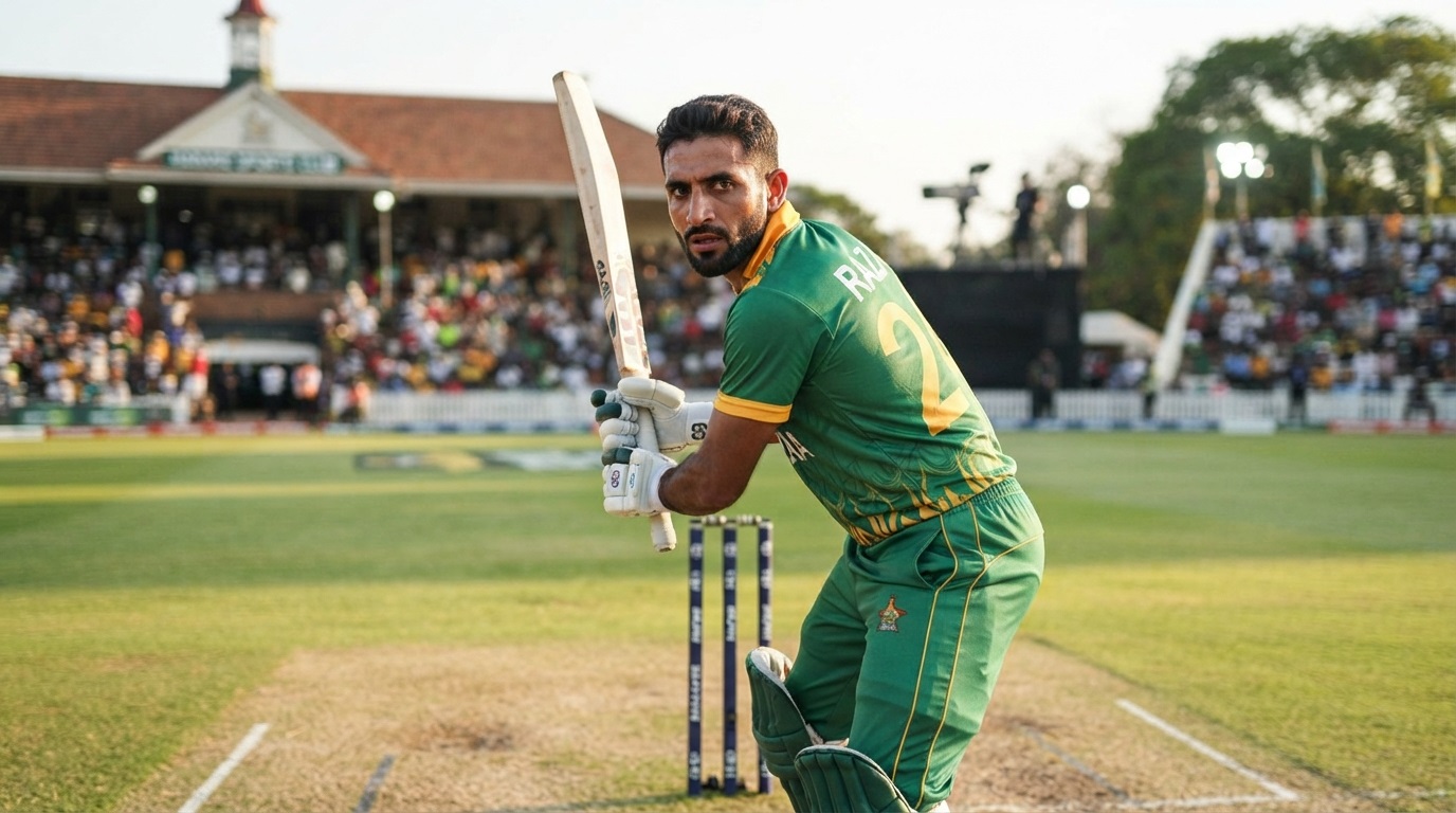 Sikandar Raza captain Australia ODIs squad training session in Harare.