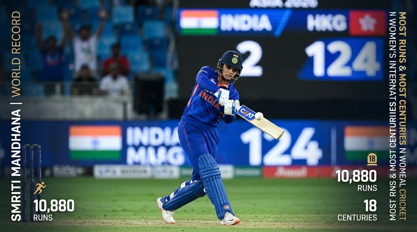 Smriti Mandhana World Record 18th Century Breakdown