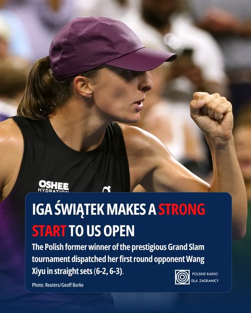 Swiatek prepares for her second-round meeting against Argentina's Nadia Podoroska