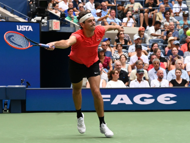Taylor Fritz powers through his opening round match