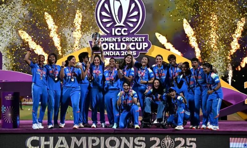 Team India celebrates reaching another Women's T20 Asia Cup final.