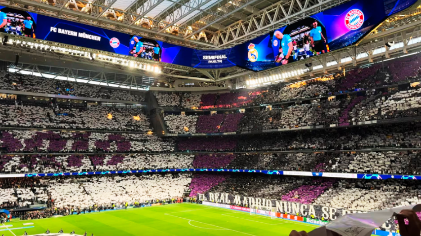 The Santiago Bernabéu Stadium hosted the crucial 4-1 victory.
