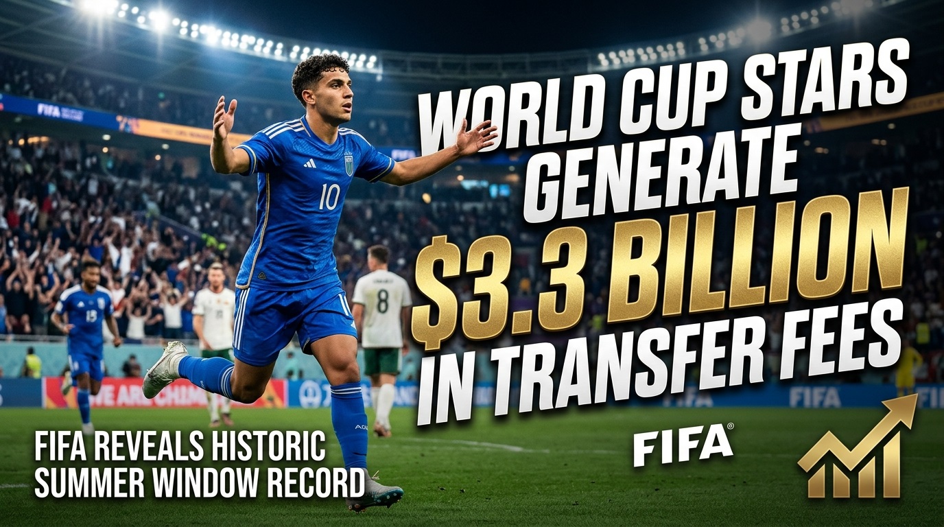 World Cup Transfer Fees Reach 3 Billion Record High