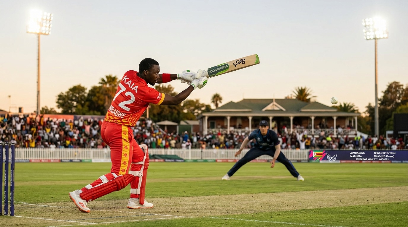 Zimbabwe vs Namibia T20 Kaia 72 Severs Hosts In 5-Wicket Win
